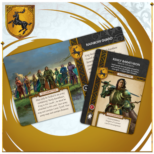 Baratheon Units and Attachment Cards – All Seasons (Including Season 6) Featured Image
