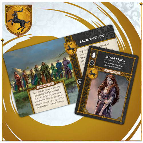 Baratheon Units and Attachment Cards – All Seasons (Including Season 7)