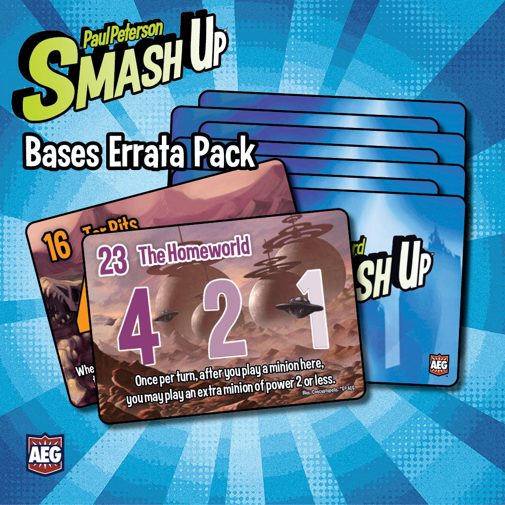 Smash Up - Bases Errata Pack Featured Image