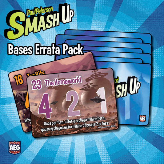 Smash Up - Bases Errata Pack Featured Image