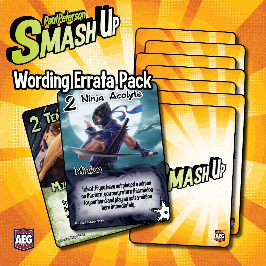 Smash Up - Wording Errata Pack Featured Image